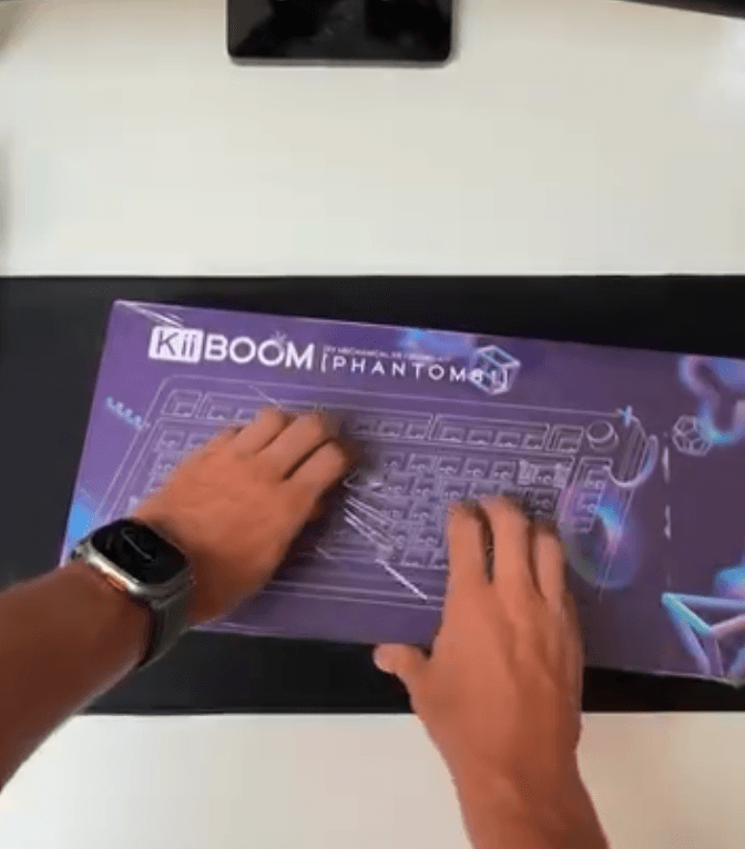 Kiiboom keyboard unboxing — WebbyVaris Kiiboom mechanical keyboard unboxing and first look for desk and gaming setups